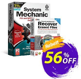 System Mechanic + Search and Recover Bundle Gutschein Save on Bundle Offer! Aktion: excellent promo code of System Mechanic + Search and Recover Bundle 2024
