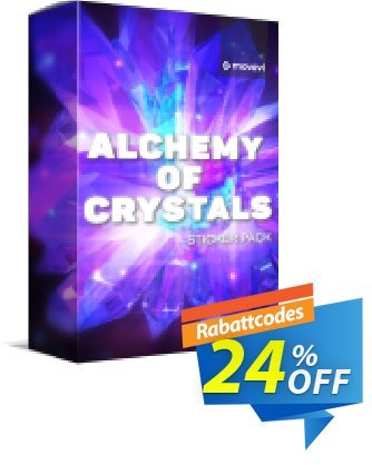 Movavi effect: Alchemy of Crystals Sticker Pack Coupon, discount Alchemy of Crystals Sticker Pack Excellent offer code 2024. Promotion: Excellent offer code of Alchemy of Crystals Sticker Pack 2024