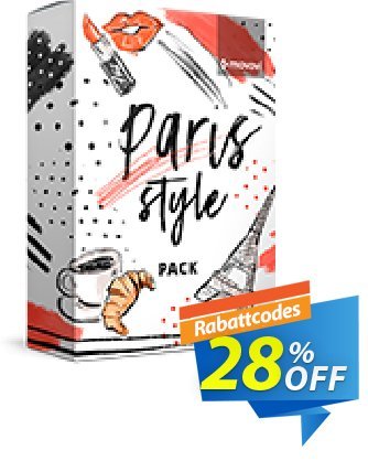 Movavi effect: Paris Style Pack Gutschein Paris Style Pack Dreaded promotions code 2024 Aktion: Dreaded promotions code of Paris Style Pack 2024