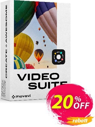 Movavi Bundle: Video Suite + Shapes and Lines Pack Gutschein 20% OFF Movavi Bundle: Video Suite + Shapes and Lines Pack, verified Aktion: Excellent promo code of Movavi Bundle: Video Suite + Shapes and Lines Pack, tested & approved