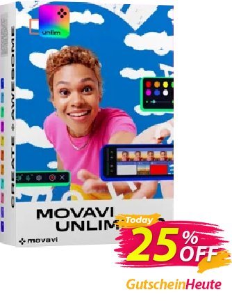 Movavi Unlimited Coupon, discount 20% OFF Movavi Unlimited 1-year, verified. Promotion: Excellent promo code of Movavi Unlimited 1-year, tested & approved