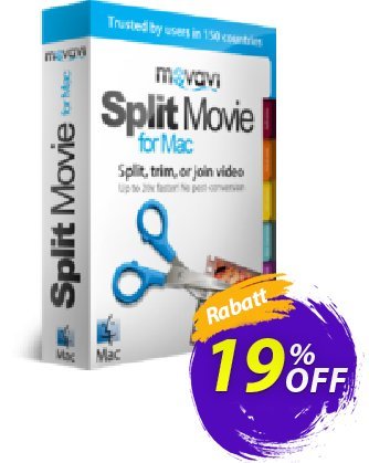 Movavi Split Movie for Mac Gutschein 15% Affiliate Discount Aktion: hottest sales code of Movavi Split Movie for Mac – Personal 2024