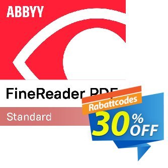 ABBYY FineReader PDF 16 Corporate & Standard Gutschein 30% OFF ABBYY FineReader PDF 16 Corporate & Standard, verified Aktion: Marvelous discounts code of ABBYY FineReader PDF 16 Corporate & Standard, tested & approved
