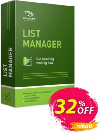 Atomic List Manager Coupon, discount SPRING30. Promotion: wonderful offer code of Atomic List Manager 2024
