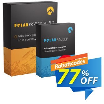 PolarPrivacy Shield + PolarBackup Gutschein 50% OFF PolarPrivacy Shield + PolarBackup, verified Aktion: Fearsome deals code of PolarPrivacy Shield + PolarBackup, tested & approved