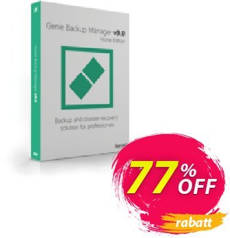 Genie Backup Manager Home 9 - 5 Pack  Gutschein Genie Backup Manager Home 9 - 5 Pack awful deals code 2024 Aktion: awful deals code of Genie Backup Manager Home 9 - 5 Pack 2024