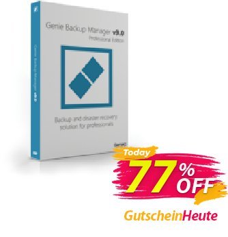 Genie Backup Manager PRO 9 (3 Pack) Coupon, discount Genie Backup Manager Professional 9 - 3 Pack super discount code 2024. Promotion: super discount code of Genie Backup Manager Professional 9 - 3 Pack 2024