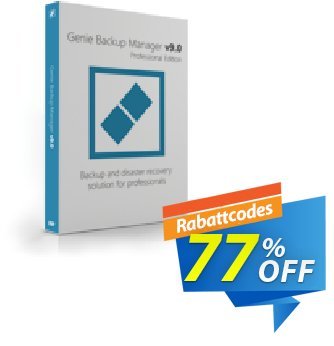 Genie Backup Manager PRO 9 (5 Pack) Coupon, discount Genie Backup Manager Professional 9 - 5 Pack best promo code 2024. Promotion: best promo code of Genie Backup Manager Professional 9 - 5 Pack 2024
