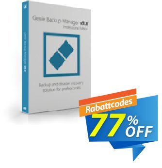 Genie Backup Manager PRO 9 - 5 Pack  Gutschein Genie Backup Manager Professional 9 - 5 Pack best promo code 2024 Aktion: best promo code of Genie Backup Manager Professional 9 - 5 Pack 2024