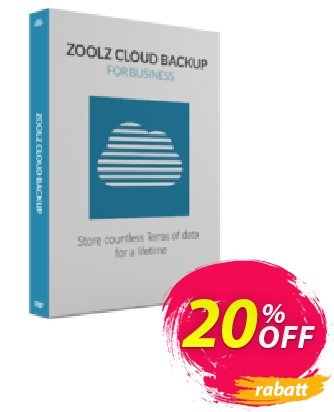 Zoolz Cloud for Business 10TB Coupon, discount Zoolz Business Terabyte Cloud Storage (10 TB) - Unlimited Users/Servers Staggering promo code 2024. Promotion: special discounts code of Zoolz Business Terabyte Cloud Storage (10 TB) - Unlimited Users/Servers 2024