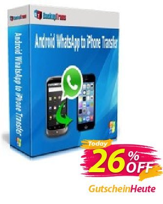 Backuptrans Android WhatsApp to iPhone Transfer (Family Edition) discount coupon Backuptrans Android WhatsApp to iPhone Transfer (Family Edition) marvelous promo code 2024 - excellent discount code of Backuptrans Android WhatsApp to iPhone Transfer (Family Edition) 2024