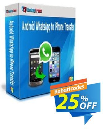 Backuptrans Android WhatsApp to iPhone Transfer (Business Edition) discount coupon Backuptrans Android WhatsApp to iPhone Transfer (Business Edition) wondrous discounts code 2024 - marvelous promo code of Backuptrans Android WhatsApp to iPhone Transfer (Business Edition) 2024