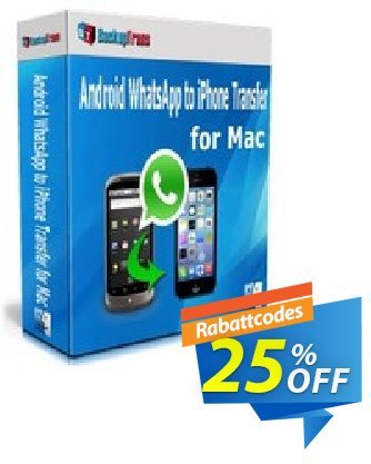 Backuptrans Android WhatsApp to iPhone Transfer for Mac (Business Edition) discount coupon Backuptrans Android WhatsApp to iPhone Transfer for Mac (Business Edition) amazing deals code 2024 - awful sales code of Backuptrans Android WhatsApp to iPhone Transfer for Mac (Business Edition) 2024
