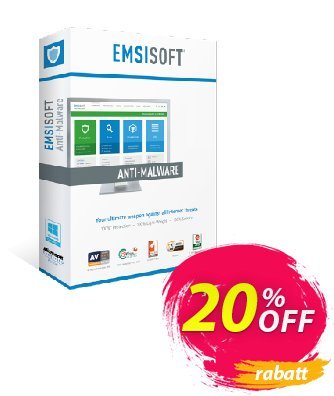 Emsisoft Anti-Malware Home (2 years) Coupon, discount Emsisoft Anti-Malware Home excellent deals code 2024. Promotion: excellent deals code of Emsisoft Anti-Malware Home 2024