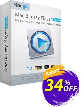 Macgo Mac Blu-ray Player Gutschein 33% off Coupon for Macgo Software Aktion: marvelous promo code of Macgo Mac Blu-ray Player Standard 2024
