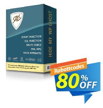 Hide My WP Ghost - Unlimited Websites discount coupon 70% Discount - Unlimited Websites - stunning discount code of Hide My WP Ghost - Unlimited Websites 2024
