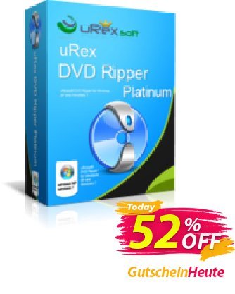 uRex DVD Ripper Platinum + Free Gift Gutschein 50% Off Aktion: wonderful deals code of uRex DVD Ripper Platinum + Free Gift 2024