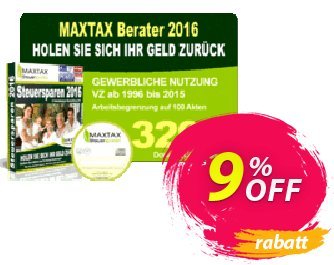 MAXTAX - Beraterversion 100 Akten - Neukunden discount coupon MAXTAX SPAR-ABO - wondrous discount code of MAXTAX - Beraterversion 100 Akten - Neukunden 2024