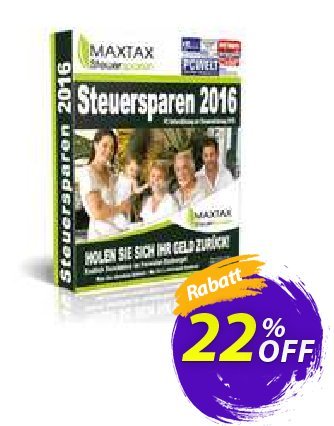 MAXTAX Steuersparen Nachlizensierung/Upgrade discount coupon MAXTAX SPAR-ABO - imposing promotions code of MAXTAX Steuersparen Nachlizensierung/Upgrade 2024