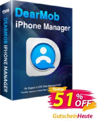 DearMob iPhone Manager for MAC Gutschein 63% OFF DearMob iPhone Manager, verified Aktion: Wonderful discounts code of DearMob iPhone Manager, tested & approved