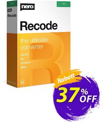 Nero Recode 2024 Gutschein 36% OFF Nero Recode 2024, verified Aktion: Staggering deals code of Nero Recode 2024, tested & approved