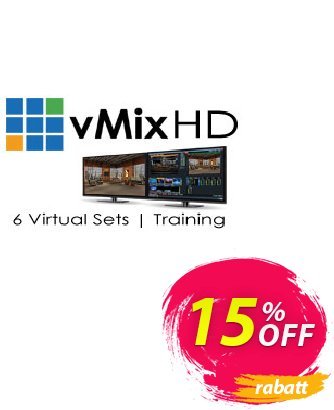 vMix HD + Virtual Set Pack One for vMix Bundle Gutschein 20% OFF vMix HD + Virtual Set Pack One for vMix bundle, verified Aktion: Wonderful promotions code of vMix HD + Virtual Set Pack One for vMix bundle, tested & approved
