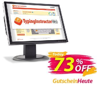Typing Instructor Web - Quarterly Subscription  Gutschein 30% OFF TypingInstructor Web (Quarterly Subscription), verified Aktion: Amazing promo code of TypingInstructor Web (Quarterly Subscription), tested & approved