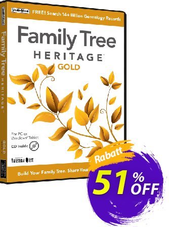 Family Tree Heritage Gold for MAC Gutschein  Aktion: 