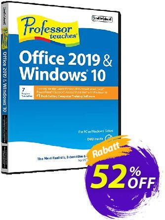 Professor Teaches Office 2019 & Windows 10 Tutorial Set discount coupon COMPUTER - exclusive promo code of Professor Teaches® Office 2024 & Windows® 10 2024