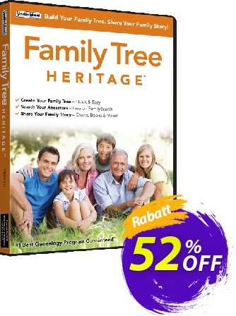 Family Tree Heritage Platinum Gutschein Family Tree Heritage™ Platinum 15 Exclusive promo code 2024 Aktion: staggering offer code of Family Tree Heritage™ Platinum 15 2024
