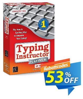 Typing Instructor Platinum - International Version US Keyboard Gutschein 30% OFF Typing Instructor Platinum - International Version US Keyboard, verified Aktion: Amazing promo code of Typing Instructor Platinum - International Version US Keyboard, tested & approved