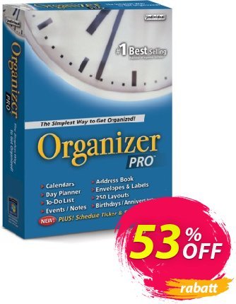 Organizer Pro discount coupon 30% OFF Organizer Pro, verified - Amazing promo code of Organizer Pro, tested & approved