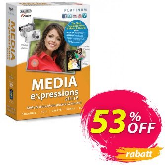 Media Expressions Platinum Suite 3 Gutschein 30% OFF Media Expressions Platinum Suite 3, verified Aktion: Amazing promo code of Media Expressions Platinum Suite 3, tested & approved