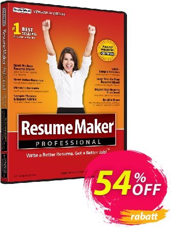 ResumeMaker for Mac Coupon, discount 30% OFF ResumeMaker for Mac, verified. Promotion: Amazing promo code of ResumeMaker for Mac, tested & approved