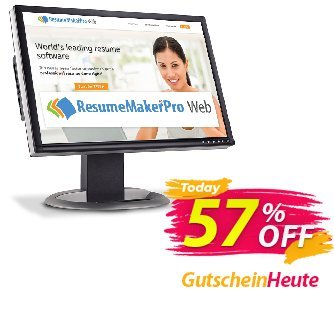 ResumeMaker Professional for Web - Monthly Subscription  Gutschein 30% OFF ResumeMaker Professional for Web (Monthly Subscription), verified Aktion: Amazing promo code of ResumeMaker Professional for Web (Monthly Subscription), tested & approved