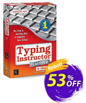 Typing Instructor Platinum 21 discount coupon Black Friday & Cyber Monday Are Here! - big offer code of Typing Instructor Platinum - Windows 2024
