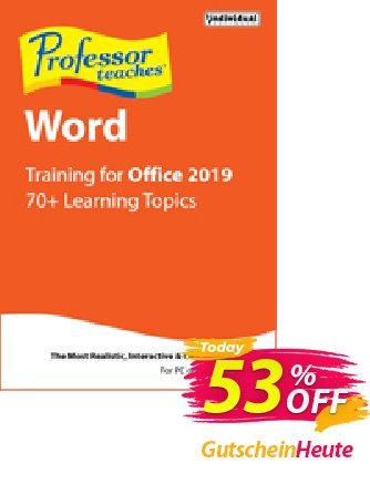Professor Teaches Word 2019 Coupon, discount Professor Teaches Word 2013 best sales code 2024. Promotion: best sales code of Professor Teaches Word 2013 2024