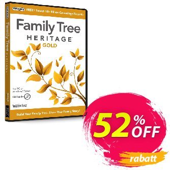 Family Tree Heritage Platinum 9 Gutschein HOLIDAY2024: Save 40% Sitewide! Aktion: marvelous discount code of Family Tree Heritage™ Platinum 9 2024