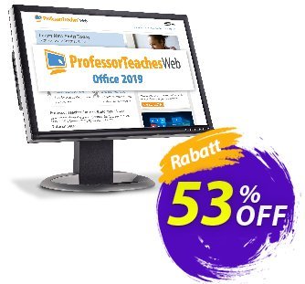 Professor Teaches Web - Office 2019 (Quarterly Subscription) discount coupon 30% OFF Professor Teaches Web - Office 2024 (Quarterly Subscription), verified - Amazing promo code of Professor Teaches Web - Office 2024 (Quarterly Subscription), tested & approved