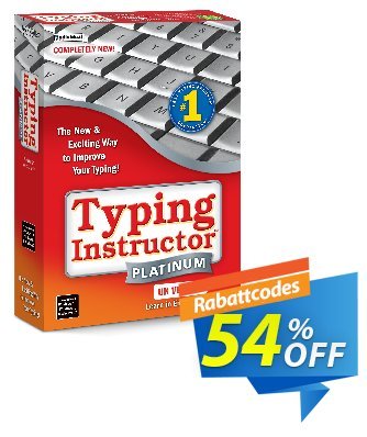 Typing Instructor Platinum 21 Upgrade Gutschein 40% OFF Typing Instructor Platinum 21 Upgrade, verified Aktion: Amazing promo code of Typing Instructor Platinum 21 Upgrade, tested & approved