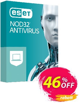 ESET NOD32 Antivirus - Renew 2 Years 1 Device Coupon, discount NOD32 Antivirus - Réabonnement 2 ans pour 1 ordinateur super promo code 2024. Promotion: super promo code of NOD32 Antivirus - Réabonnement 2 ans pour 1 ordinateur 2024