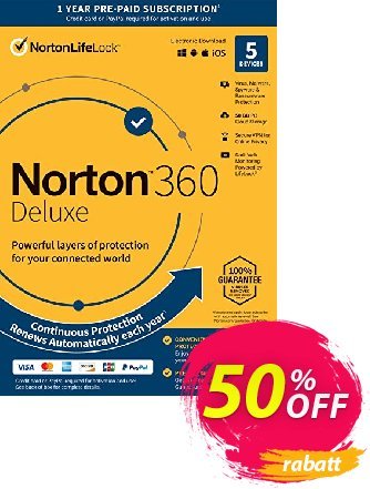 Norton 360 Deluxe Coupon, discount 50% OFF Norton 360 Deluxe, verified. Promotion: Formidable deals code of Norton 360 Deluxe, tested & approved