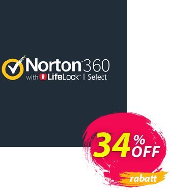 Norton 360 with LifeLock Select Coupon, discount 34% OFF Norton 360 with LifeLock Select, verified. Promotion: Formidable deals code of Norton 360 with LifeLock Select, tested & approved