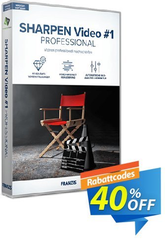 SHARPEN Video #1 professional discount coupon 40% OFF SHARPEN Video #1 professional, verified - Awful sales code of SHARPEN Video #1 professional, tested & approved