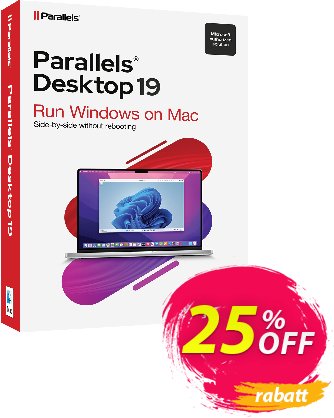 Parallels Desktop 19 for MacFörderung 25% OFF Parallels Desktop 19 for Mac, verified
