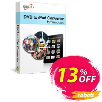 Xilisoft DVD to iPad Converter Coupon, discount Xilisoft DVD to iPad Converter stunning offer code 2024. Promotion: Discount for Xilisoft coupon code