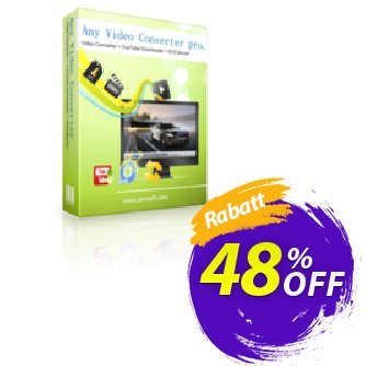 Any Video Converter Pro Gutschein coupon from NOTEBUR any-video-converter.com Aktion: 