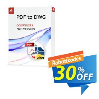 AutoDWG PDF to DWG Converter PRO discount coupon 25% AutoDWG (12005) - 10% Discount from AutoDWG (12005)