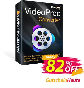 VideoProc Converter for Mac Lifetime Gutschein 55% OFF VideoProc for Mac Lifetime, verified Aktion: Exclusive promo code of VideoProc for Mac Lifetime, tested & approved