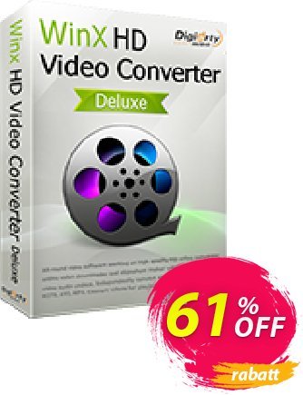 WinX HD Video Converter Deluxe - 3 months License  Gutschein 65% OFF WinX HD Video Converter Deluxe (3 months License), verified Aktion: Exclusive promo code of WinX HD Video Converter Deluxe (3 months License), tested & approved